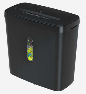 3.0m/Min Desktop Cross Cut Shredder با ظرفیت 6 ورق 4x39mm اندازه برش