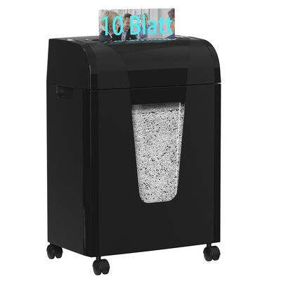 60dB کار سنگین دفتر میکرو برش Paper Shredder 20L ظرفیت خاموش عملیات C261P-10