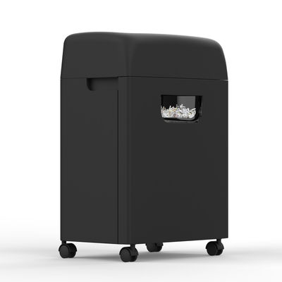 دستگاه خرد کردن کاغذ سنگین 45 دقیقه 18 ورق برش متقاطع کارت اعتباری اداری خرد کننده کارت اعتباری برای اداری 20 لیتر صندوق کشویی با 4 کاستر