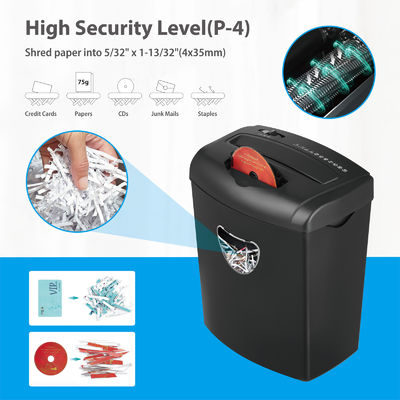 ماشین خردکننده کاغذ تجاری 21L CD218P کارت اعتباری با محافظت از اضافه بار