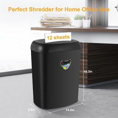 12 ورق برش متقاطع Shredder با 25L سطل