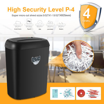 12 ورق برش متقاطع Shredder با 25L سطل