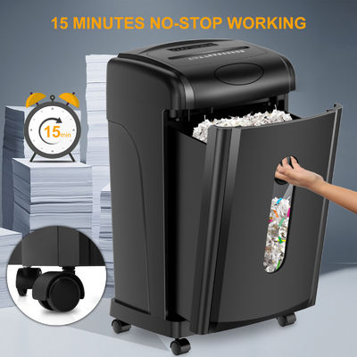 تراشه کاغذ سنگین با گواهینامه CE / EMC برای کسب و کار با سطل 30L