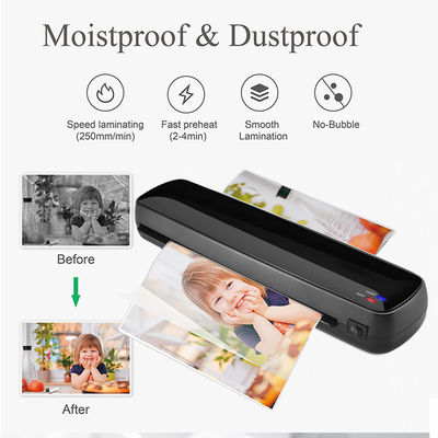 ماشین لامیناتور سیاه A3 110V-220V ولتاژ و عرض لمینیشن 236mm