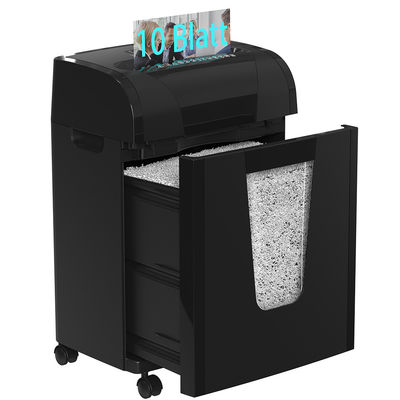 C261P سند برق کاغذ شکن ماشین اداری 20L کارت اعتباری 10 ورق A4 Shredder