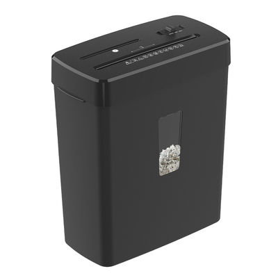 8 ورق کاغذ ماشین تخریب کراس برش Cd کارت کاغذ Shredder برای دفتر خانگی با 13L سبد سطل CD222P-8