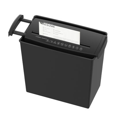 مینی سایز 5 ورق استریپ برش کاغذ Shredder استفاده در خانه دفتر با 10L سبد سطل