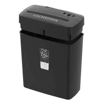 P4 برش متقاطع کاغذ اداری 6 ورق کارت اعتباری تخریب کننده با 13L سطل کوچک برای استفاده خانگی C220P-6