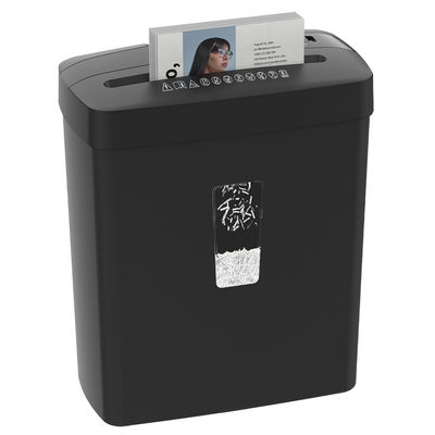 C220P-6 برش متقاطع مینی 6 ورق کارت کاغذ خردکن با 13L سبد سطل برای دفتر خانه