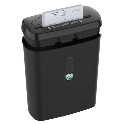 SD108P 8 ورق ماشین خرد کننده کاغذ دفتر برش نوار برای اسناد کارت اعتباری و دیسک سی دی با 11L Bin
