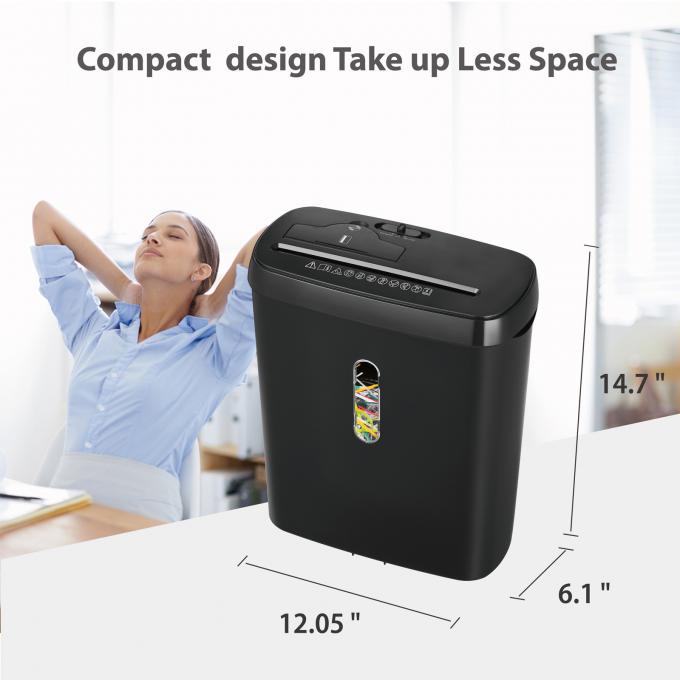 SD108P 8 ورق ماشین خرد کننده کاغذ دفتر برش نوار برای اسناد کارت اعتباری و دیسک سی دی با 11L Bin 4