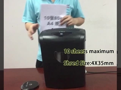 CD218P-10 21L ماشین خرد کننده کاغذ برش متقاطع برای دفتر خانگی