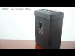 CD226P-12 P-4 سطح امنیتی ماشین خردکننده کاغذ سنگین برای دفتر برش متقاطع